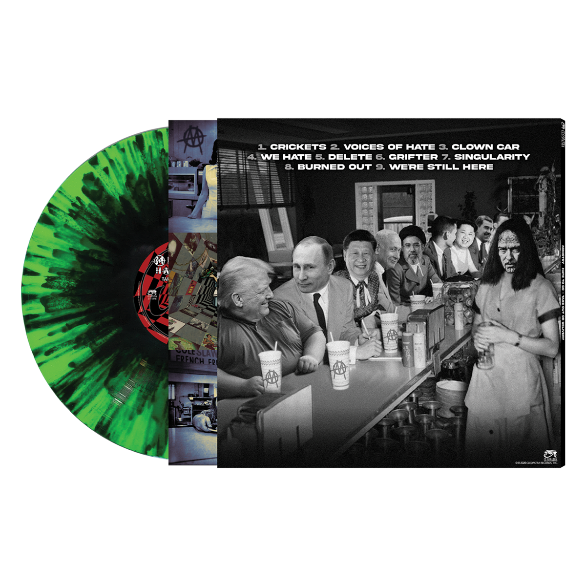 Hate To Go - Take Out Or Delivery | Green Splatter Vinyl